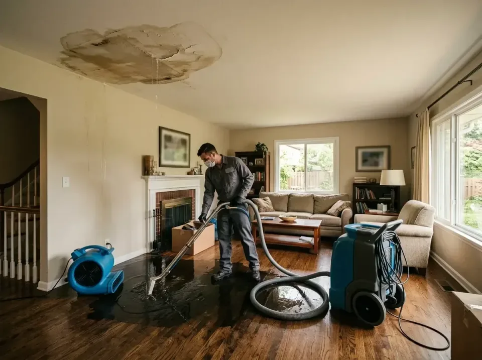 attic-pipe-burst-ceiling-drip-008 — frequently asked questions, Water Damage Restoration & Carpet Care in Vinton, VA
